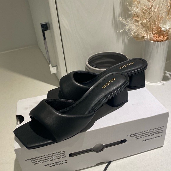 Aldo Simalia Heel - Black NWT Sz. 7.5 - Picture 10 of 11